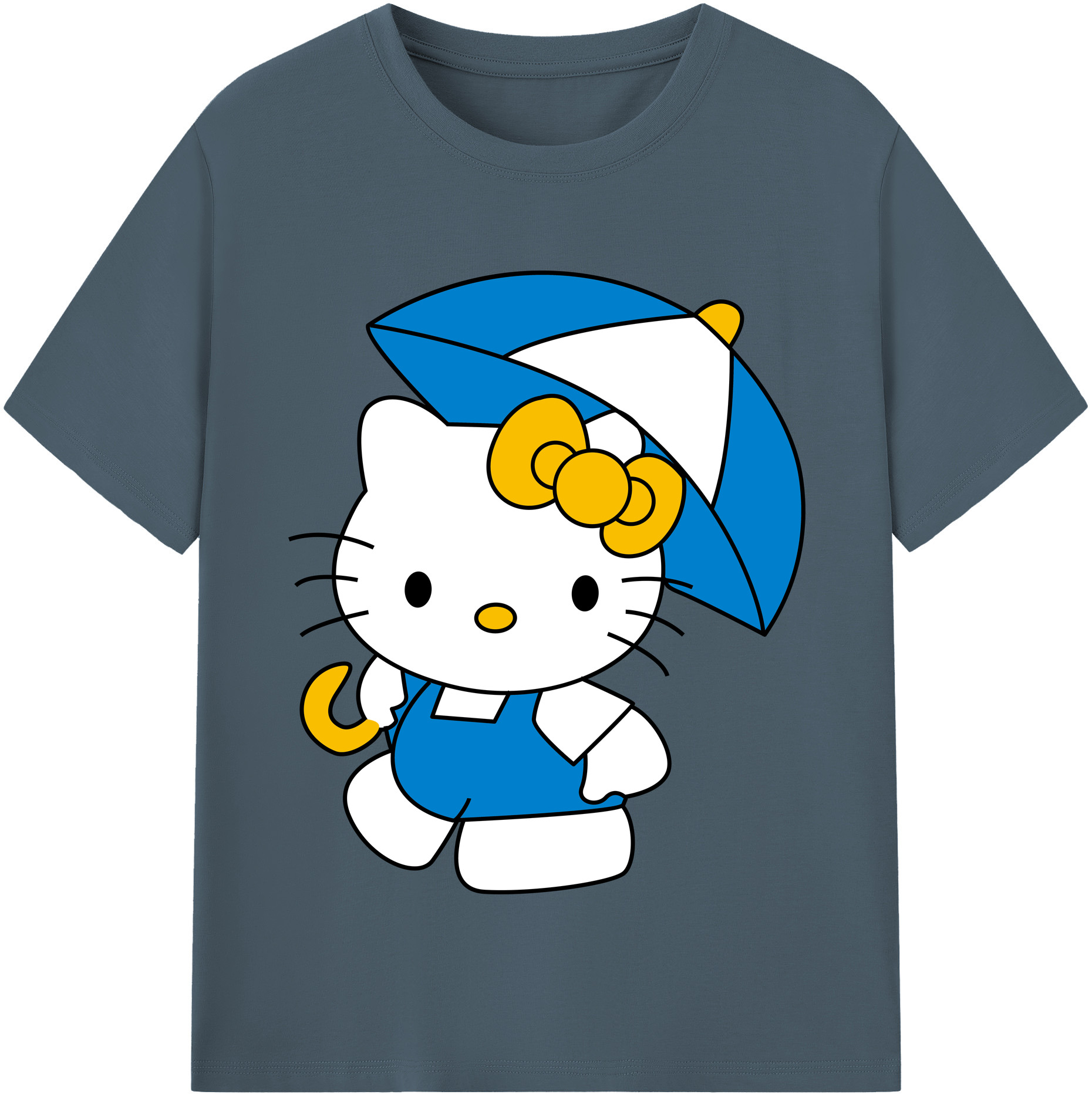（画像用） Hello Kitty ハローキティ 綿100％半袖Tシャツ（フロントプリント）